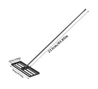 Lawn Levelling Rake with 213cm Stainless Steel Handle