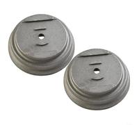 Lawn Maintenance Made Easy 2PC Stainless Steel Grass Cover Guard Blade Bases for Trimmers