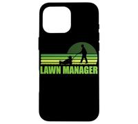 Lawn Manager Grass Cutter Lawn Mower Gardening Gardener Case for iPhone 16 Pro Max