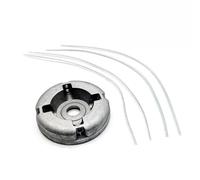 Lawn Mower Accessories Aluminum Alloy Lawn Mower Head and Replacement Feed Nylon/String Gardening Tools Mowers Tool(1PCS)