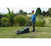 Aerotek 1600W Electric Lawn Mower 38cm Cut 42L Box 10m Cable 5 Heights