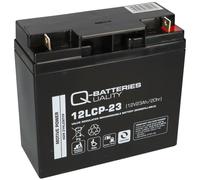 Q-Batteries 12Lcp-23 12V 23Ah Lead Acid Battery Cycle Type Agm Deep Cycle Vrla F3 Connector