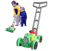Lawn Mower Bubble Blower | Summer Outdoor Push Backyard Toys With Light And Sound | Sunny Days Entertainment Upgrade Bubble Bxlower, xeak Proof Automatic Bubbles Maker Toys for Preschool Boys Girls