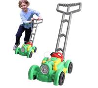 Lawn Mower Bubble Toy - ABS 44x19cm | Upgraded Bubble Blower With Light & Sound | Automatic Leak Proof Bubbles Machine Toy For Kids Outdoor Play Garden Fun Summer Activity And Entertainment Use