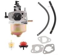 Lawn Mower Carburetor Kit, Replacement Set For Mountfield RS-100 HP164 HP414 SP414 Series Including Gasket Filter Fuel Line Spring Clamp