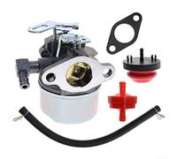 Lawn Mower Carburetor Replacement for Engine, Metal Small Engine Fuel System Kit with Washers, Filter, For Primer & Fuel Pipe for Garden
