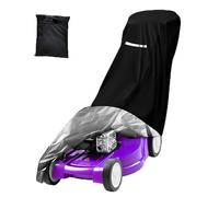 Lawn Mower Cover Waterproof - Universal Outdoor Lawnmower Storage Cover With Adjustable Drawstring & Storage Bag, Weatherproof Anti-uv Push Mower Protective Cover