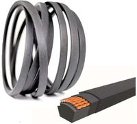 Lawn Mower Deck Belt 1/2" x 91" for Simplicity Snapper 1703836 1703836SM 1726472 1726472SM 1732204 1732204SM Cub Ct 02000653 OCC-02000653 Murray 037X75MA 37X75MA 37X75