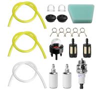 Lawn Mower Filter Kit, Fuel Filter Hose Kit for Strimmers Small Engines