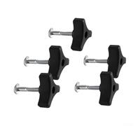 Lawn Mower Handle Bolts Triangle Knob Replacement Parts 7.74mm Diameter Manual Install 5pcs