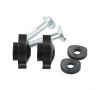 Lawn Mower Handle Knob and Bolt Kit Compatible with 92-2260 106-4161 107-3844, Replacement Parts for Snowthrowers and Walk-Behind Mowers, Rubber and Metal Construction, 2 Packs