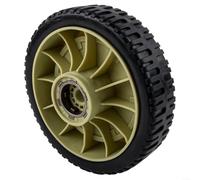 Lawn Mower Replacement Wheel For Honda HRJ216/HR215/HR196, 27x27x8cm Heavy-Duty Plastic Construction, Weather-Resistant Gray Rear Wheel, Compatible with Self-Propelled Mowers