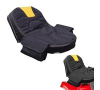 Lawn Mower Seat Cover for AL-KO R 7-65.8 HD 2021-2023 2024 2025 2026+, Waterproof Comfortable Tractor Seat Cushion with Side Pockets, Durable Seats Protector,A/BlackYellow