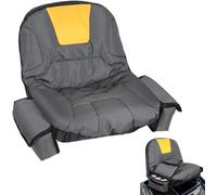 Lawn Mower Seat Cover for Mountfield 1330M 2017-2023 2024 2025 2026+, Waterproof Comfortable Tractor Seat Cushion with Side Pockets, Durable Seats Protector,A/Grey
