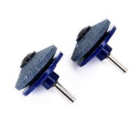 Lawn Mower Sharpener Universal Multi-Sharp Rotary Blade Sharpening Tool for Power Drill Hand Drills 2PCS