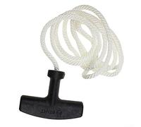 Lawn Mower Starter Pull Handle and Cord Rope/ 2.0m Length with 3.5mm Diameter/Replacement Engine Start Line for Most Petrol Grass Cutters