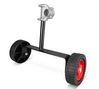 Lawn Mower Support Wheel Adjustable Weed Trimmer Auxiliary Wheels 26mm-28mm Portable String Trimmer Wheel Mower for Weed Trimmer Grass Cutter Gas String Trimmer, Strimmer Attachments