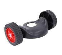 Lawn Mower Support Wheel, Auxiliary Wheel Attachment for Lawn Mowers with Protective Cover, Double Wheels 5 Inch for Easy Push Lawn Mowers