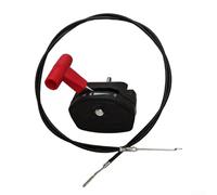 Lawn Mower Throttle Cable 56 Inch Choke Lever Replacement for FCYLXM21 5873834-01 Fit Petrol Grass Engine Control Wire Black