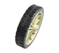 Lawn Mower Wheels 7.5 Inch Front Rear Replacement for Push Self-Propelled Mowers Black Rubber 43mm Thick, Size is based on the picture