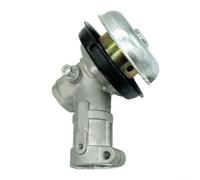 Lawn Mower Work Head 26mm Shaft 9-Tooth Gearbox Attachment Metal Replacement Part for Brush Cutter and Strimmer, Silver Power Tool Accessory for Garden Grass Trimming and Landscaping Tasks