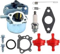Lawn Mowers Carburetor Engines Parts Carburetor Fuel Filter Spring Spark for plug Kit For Briggs