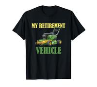 Lawn Mowing My Retirement Plan Humor Retired Mower Driver T-Shirt