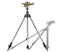 Lawn sprinkler, irrigator and sprinkler for irrigation, insert into the ground in an easily adjustable range of 360¡ã + telescopic irrigation kit for irrigating a staircase on the lawn of the garden