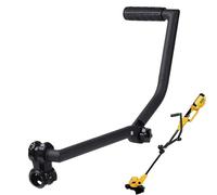 Lawn Trimmer Handle Grip - Aluminum Alloy Effortless Extended, Rope Weeder Attachment | Ergonomic Eater Support for Landscaping Streets Farms Gardens Parks and Courtyard Use
