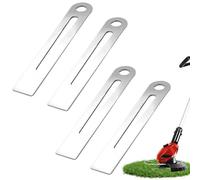 Lawn Trimmer Knife, Double Metal Blades with Underbody Protection with Cutting Disc & Screws for Einhell Battery Grass Trimmer Replacement Blade, Lawn Trimmer Replacement Parts for Lawn Mower