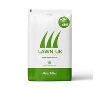 Lawn UK Mosskiller 10kg - 19.7 Fe - Sulphate of Iron - Lawn tonic for effectively removing moss - Covers up to 200sqm per treatment