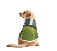 Lawn Under Arches and Pillars Dog Shirt Vest Dog Clothes- Breathable Cooling for Big Dogs, Sun Protection Comfort Wear for Golden Retriever, Husky, Alaska Outdoor Activities 3X-Large