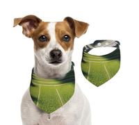 Lawn Under Arches and Pillars Pet Scarf Dog Bandanas Spring Summer Soft Cotton Puppy Scarfs Adjustable Accessories for Small Medium Large Girl Boy Pup Small