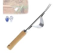 Lawn Weed Remover Tool, Stainless Steel Patio Weeding Tools for Garden, Manual Dandelion Weed Puller Tool Deep Root Multi Use Hand Weeder Tool for Gardening Moss and Weed(Type-A,1pc)
