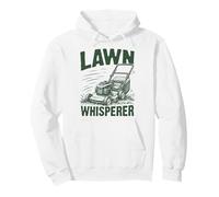 Lawn Whisperer Lawn Mower Mowing Season Grass Cutting Pullover Hoodie