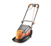 LawnMaster 1500W 33cm Electric Hover Mower - Grass Collection Box, Adjustable Cutting Heights, for Small to Medium Lawns, 2 Year Guarantee