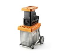 LawnMaster 2800W Quiet Garden Shredder Maximum diameter 42mm, 60 litre collection box, safety plunger with free safety glasses, 2 Year Guarantee