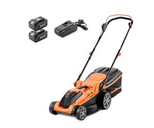 LawnMaster 37cm Cordless Lawnmower - with Spare MX 24V Battery & Fast Charger