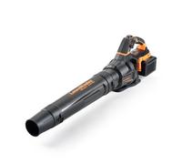 LawnMaster 48V Axial Leaf Blower With Batteries, Orange