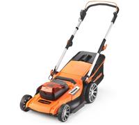 LAWNMASTER CLMF4846A-1-01 Cordless Rotary Lawn Mower - Orange & Black