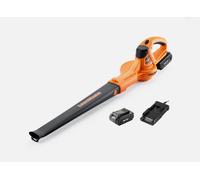 Lawnmaster Leaf Blower With Mx 24V Battery & Charger - Cordless Leaf Blower, Compact, Orange, 2 Year Guarantee