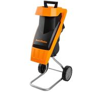 LawnMaster Impact Garden Shredder 2400W, Max diameter 40mm, Includes 50L collection bag, rapid blade system, safety plunger and safety glasses, 2 Year Guarantee