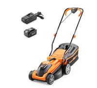 Cordless Lawn Mower LawnMaster MX 24V 34CM - Rotary Mower with Battery & Charger