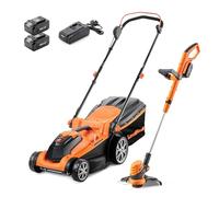 LawnMaster 37cm Cordless Lawnmower - with Spare MX 24V Battery & Fast Charger