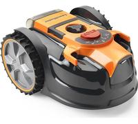 LawnMaster OcuMow16 MX 24V Drop and Mow Robotic Lawnmower with 2x Batteries, Orange