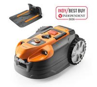 Lawnmaster Ocumow 18 Mx 24V Auto Charging Vision Robotic Lawnmower With Charging Station - Up To 800M2, Orange, 2 Year Guarantee