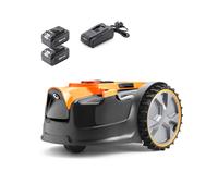LawnMaster OcuMow16 Robotic Lawnmower with 2 batteries