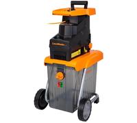 LawnMaster 2800W Quiet Garden Shredder Maximum diameter 42mm, 60 litre collection box, safety plunger with free safety glasses, 2 Year Guarantee