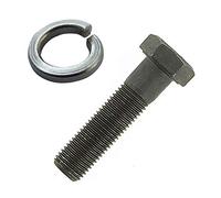 Lawnmower Blade Screw with Brake Washer, 9.5mm Thread 3/8" 24UNF 82mm