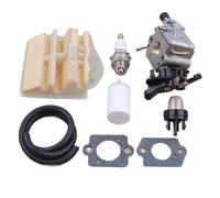 Lawnmower Carburettor Carb For Husqvarna 445 450 445E 450E For Jonsered CS2245S 506450401 Chainsaw For ZAMA C1M-EL37B Carburetor Air Fuel Filter Set Carburetor